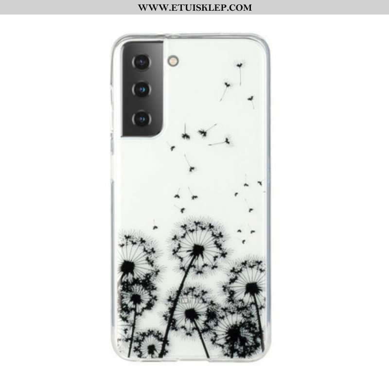 Etui do Samsung Galaxy S21 5G Bezszwowi Czarni Dandelions